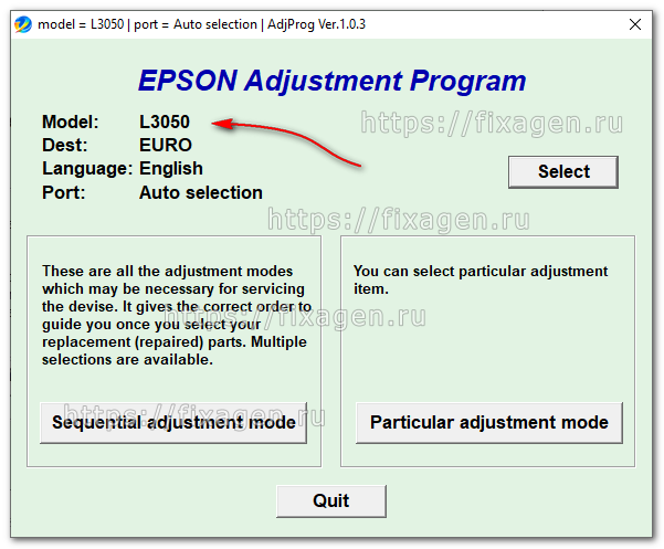 Epson xp 342 сброс памперса adjustment program