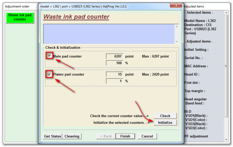 [Инструкция] Сброс памперса Epson L362, L220, L222 и т.д